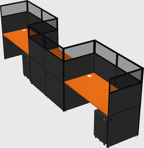 Rectangular cubicles