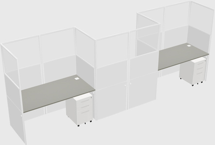 Rectangular cubicles