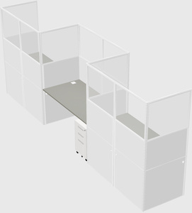 Rectangular cubicles