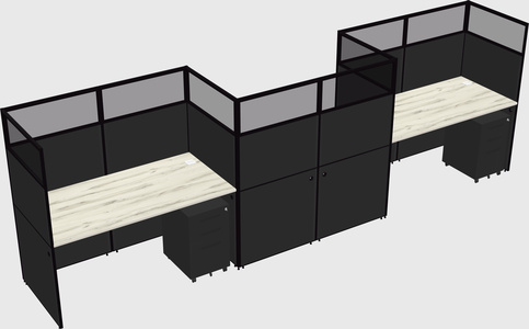 Rectangular cubicles