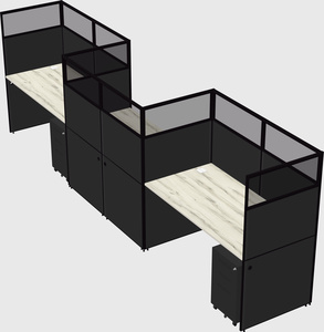 Rectangular cubicles