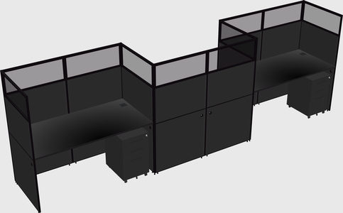 Rectangular cubicles