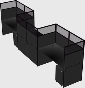 Rectangular cubicles