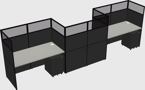 Rectangular cubicles