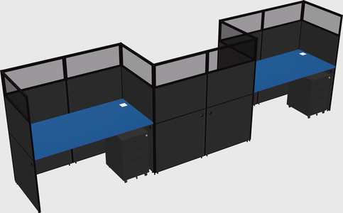 Rectangular cubicles