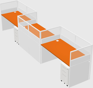 Rectangular cubicles