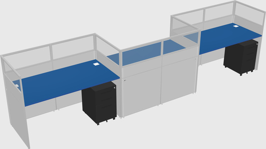 Rectangular cubicles