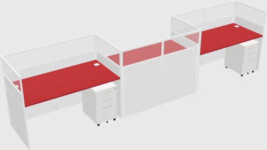 Rectangular cubicles