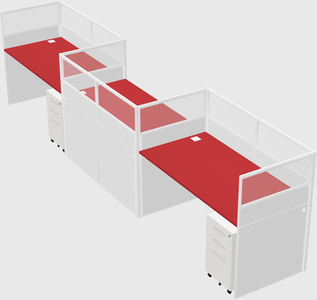 Rectangular cubicles