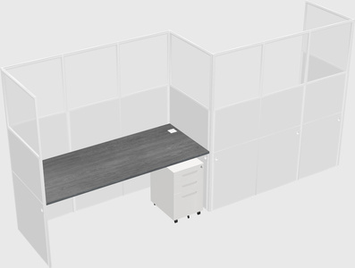Rectangular cubicles