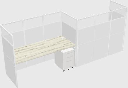 Rectangular cubicles