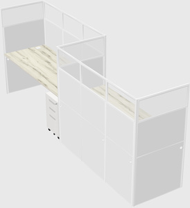 Rectangular cubicles