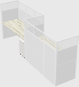 Rectangular cubicles