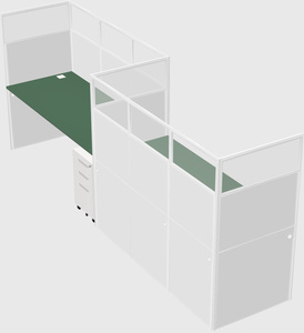 Rectangular cubicles