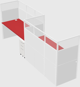 Rectangular cubicles