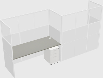 Rectangular cubicles