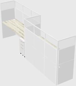 Rectangular cubicles