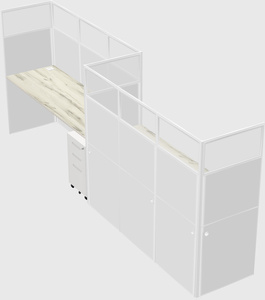 Rectangular cubicles