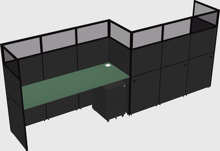 Rectangular cubicles