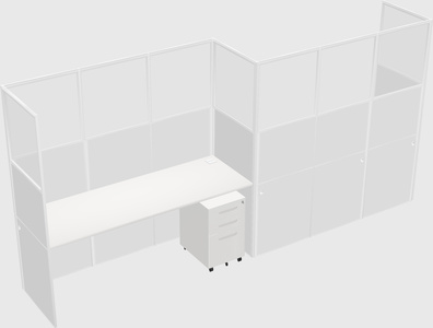 Rectangular cubicles