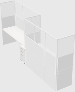 Rectangular cubicles
