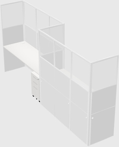Rectangular cubicles