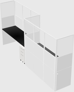 Rectangular cubicles