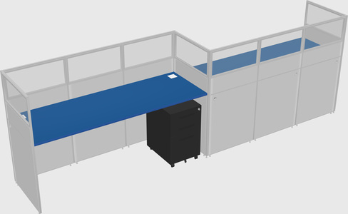Rectangular cubicles