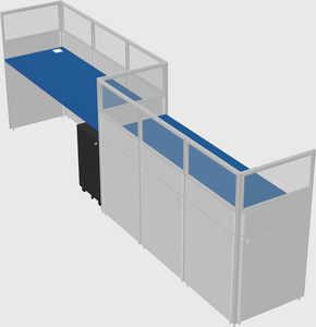 Rectangular cubicles