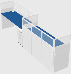Rectangular cubicles