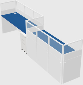Rectangular cubicles