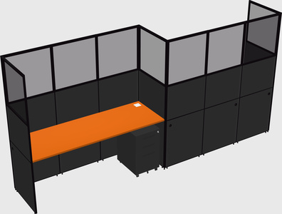 Rectangular cubicles