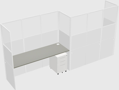 Rectangular cubicles