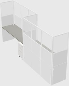 Rectangular cubicles