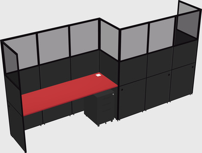 Rectangular cubicles