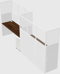 Rectangular cubicles