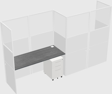 Rectangular cubicles