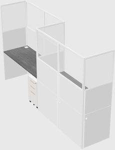 Rectangular cubicles