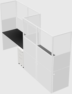 Rectangular cubicles