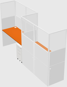 Rectangular cubicles