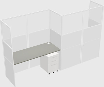 Rectangular cubicles