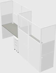 Rectangular cubicles