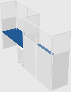Rectangular cubicles