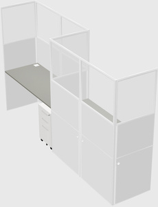 Rectangular cubicles