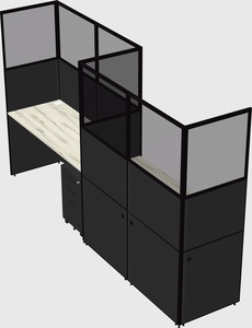 Rectangular cubicles