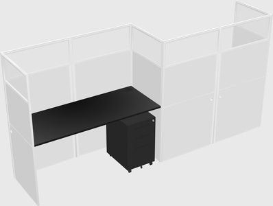Rectangular cubicles
