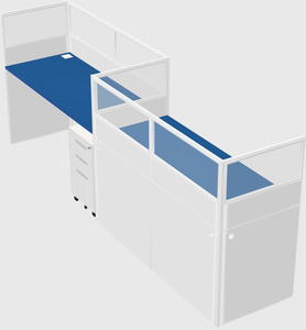 Rectangular cubicles