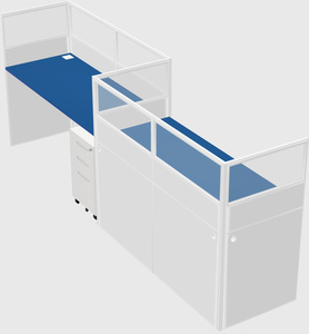 Rectangular cubicles