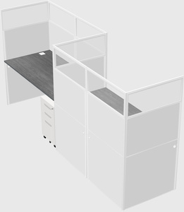 Rectangular cubicles
