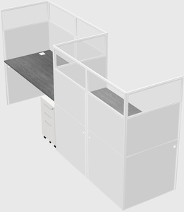 Rectangular cubicles